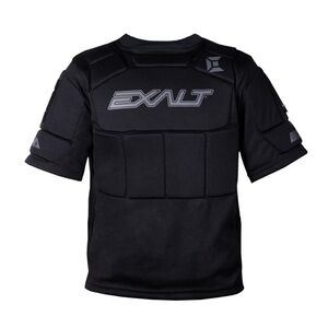 Exalt Alpha Paintball Chest Protector - Black. Sz S